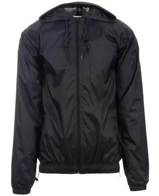 Burnside Clothing 9728 Hooded Nylon Mentor Jacket in Navy