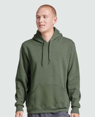 Jerzees 700MR Premium Eco Blend Ringspun Hooded Sw in Military green heather