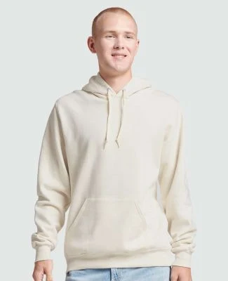 Jerzees 700MR Premium Eco Blend Ringspun Hooded Sw in Sweet cream heather