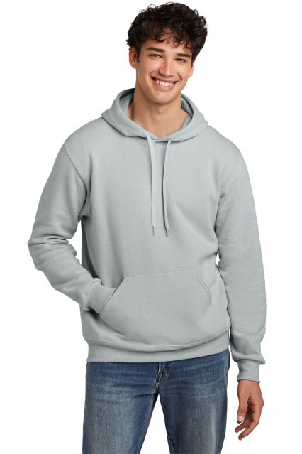 Jerzees 700MR Premium Eco Blend Ringspun Hooded Sw in Frost grey heather