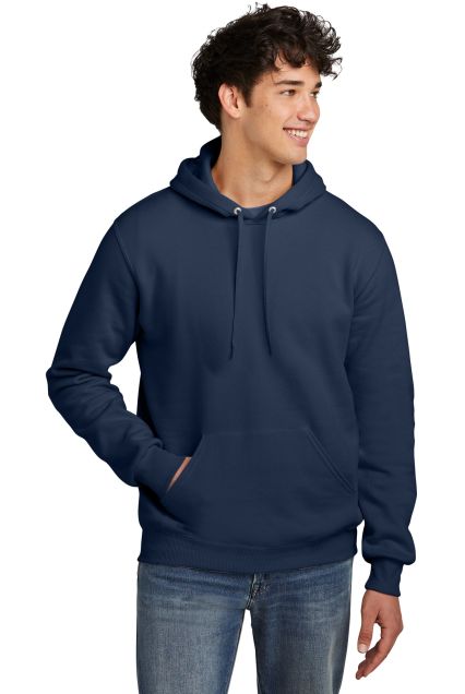Jerzees 700MR Premium Eco Blend Ringspun Hooded Sw in J. navy