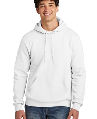 Jerzees 700MR Premium Eco Blend Ringspun Hooded Sw in White