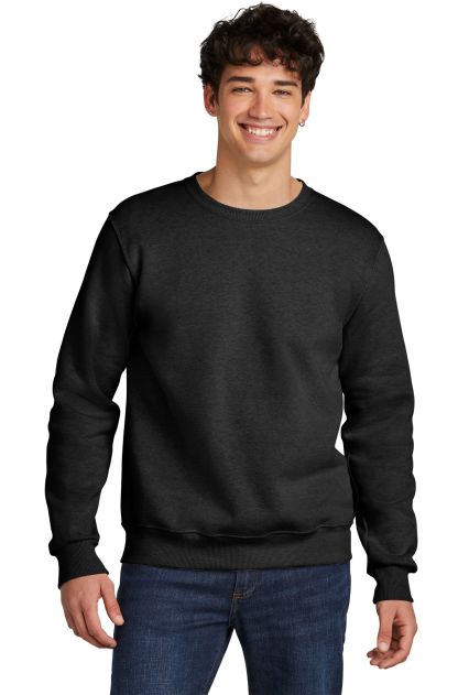 Jerzees 701MR Premium Eco Blend Ringspun Crewneck  in Black ink heather