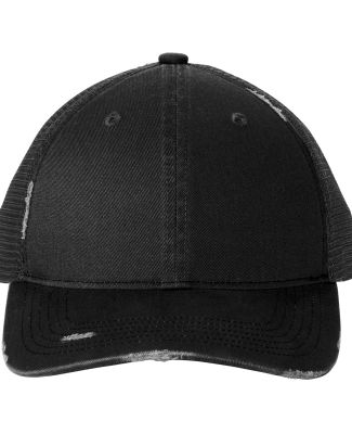 Port Authority Clothing C600 Port Authority Distre in Blk/blk