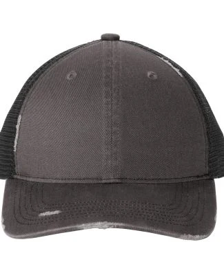 Port Authority Clothing C600 Port Authority Distre in Gystl/blk