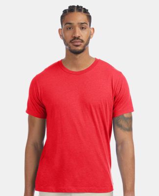 Alternative Apparel 1070CV Unisex Go-To T-Shirt in Heather red