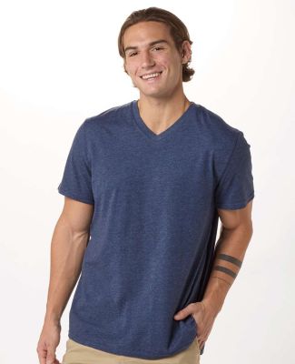 Boxercraft BM2204 High V-Neck T-Shirt in Denim