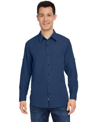 Marmot M14089 Men's Aerobora Long-Sleeve Woven in Arctic navy