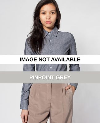 RSACP400SA American Apparel Unisex Long Sleeve But Pinpoint Grey