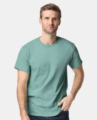 Gildan 5000 Wholesale Heavy Weight Cotton Plain T  in Aquatic