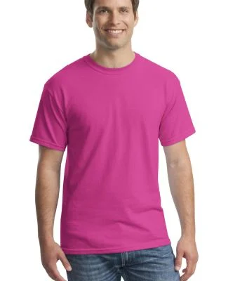 Gildan 5000 Wholesale Heavy Weight Cotton Plain T  in Heliconia