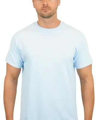 Gildan 5000 G500 Heavy Weight Cotton T-Shirt in Light blue