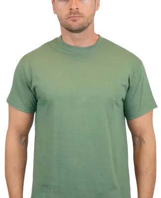 Gildan 5000 G500 Heavy Weight Cotton T-Shirt in Military green