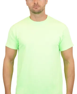 Gildan 5000 G500 Heavy Weight Cotton T-Shirt in Neon green