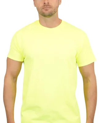 Gildan 5000 G500 Heavy Weight Cotton T-Shirt in Safety green