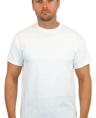 Gildan 5000 Wholesale Heavy Weight Cotton Plain T  in White