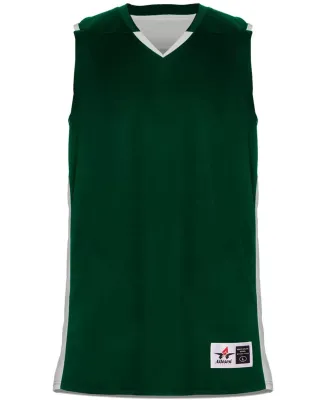 Alleson Athletic 590RSP Crossover Reversible Jerse in Forest/ white