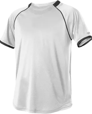 Alleson Athletic 508C1 Baseball Jersey in White/ black