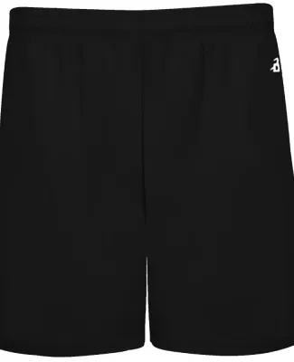 Badger Sportswear 2146 B-Core Youth 4" Pocketed Sh in Black