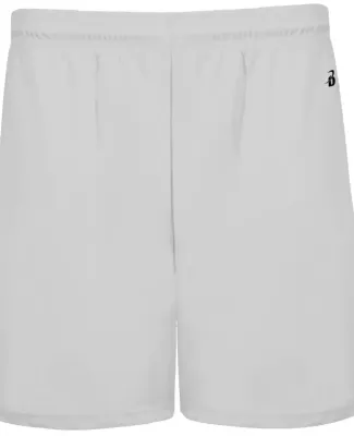 Badger Sportswear 2146 B-Core Youth 4" Pocketed Sh in Silver