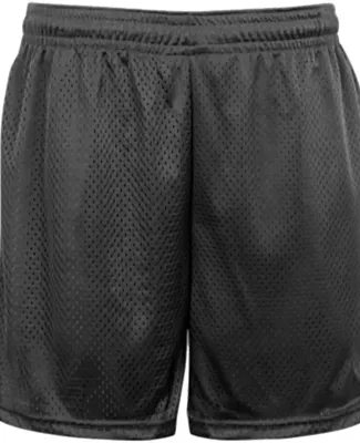 Badger Sportswear 2225 Youth Tricot 4" Mesh Shorts in Graphite