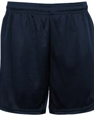 Badger Sportswear 2225 Youth Tricot 4" Mesh Shorts in Navy
