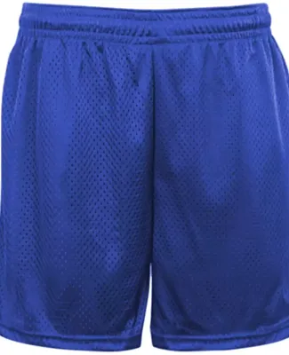 Badger Sportswear 2225 Youth Tricot 4" Mesh Shorts in Royal