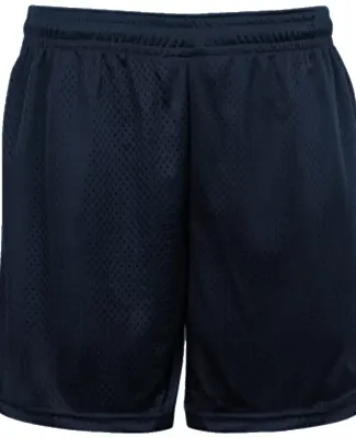 Badger Sportswear 7225 Tricot Mesh 5" Shorts in Navy