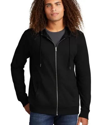 District Clothing DT573 District Featherweight Fre in Black