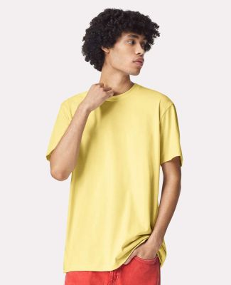 American Apparel 2001CVC Unisex CVC Tee in Heather panna cotta
