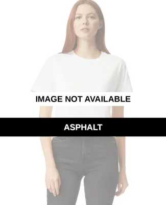 American Apparel 102 Women's Fine Jersey Boxy T-Sh Asphalt