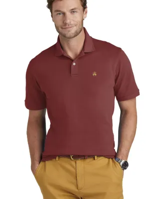 Brooks Brothers BB18200  Pima Cotton Pique Polo in Richred