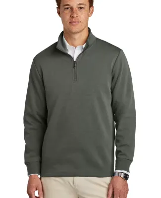 Brooks Brothers BB18206  Double-Knit 1/4-Zip in Windsorgry