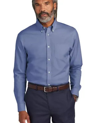 Brooks Brothers BB18000  Wrinkle-Free Stretch Pinp in Cobaltbl