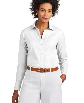 Brooks Brothers BB18001  Women's Wrinkle-Free Stre in White