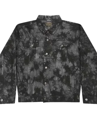 Tie-Dye 9050 Adult Denim Jacket in Crystal black