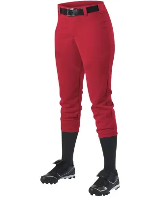 Alleson Athletic 655W Women's Crush Knicker Pants in Red