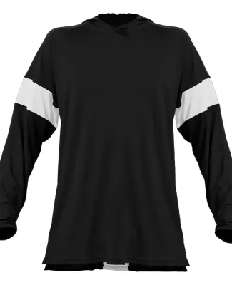 Alleson Athletic 545LSA Contender Long Sleeve Shoo in Black/ white