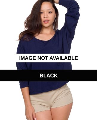 RSA0316 American Apparel Long Sleeve Pocket Tee Black