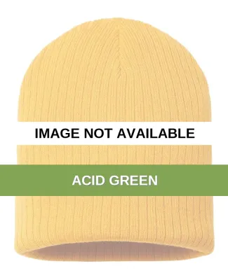 Atlantis Headwear RIO Sustainable Rib Knit Acid Green