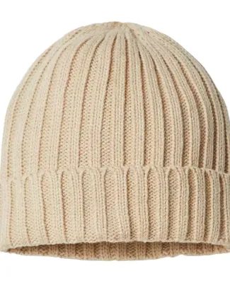 Atlantis Headwear SHORE Sustainable Cable Knit in Light beige