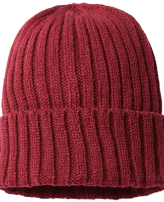 Atlantis Headwear SHORE Sustainable Cable Knit in Burgundy