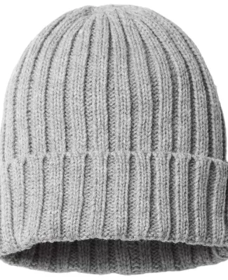 Atlantis Headwear SHORE Sustainable Cable Knit in Light grey mélange