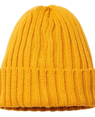 Atlantis Headwear SHORE Sustainable Cable Knit in Mustard yellow