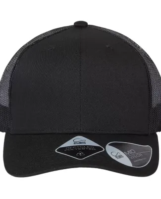 Atlantis Headwear BRYCE Sustainable Trucker Cap in Black/ black