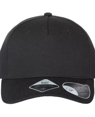 Atlantis Headwear FIJI Sustainable Five-Panel Cap in Black