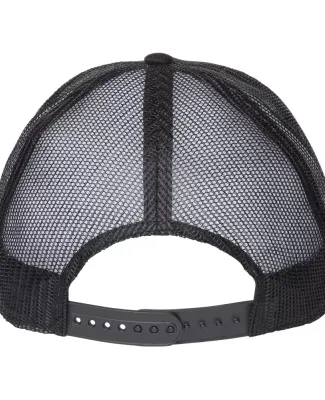 Atlantis Headwear ZION Sustainable Five-Panel Truc in Black/ black