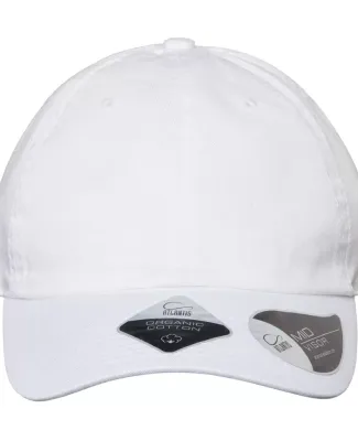 Atlantis Headwear FRASER Sustainable Dad Hat in White
