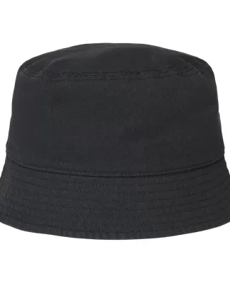 Atlantis Headwear POWELL Sustainable Bucket Hat in Black