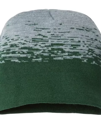 Cap America RKS9 USA-Made Static Beanie in Forest green/ heather